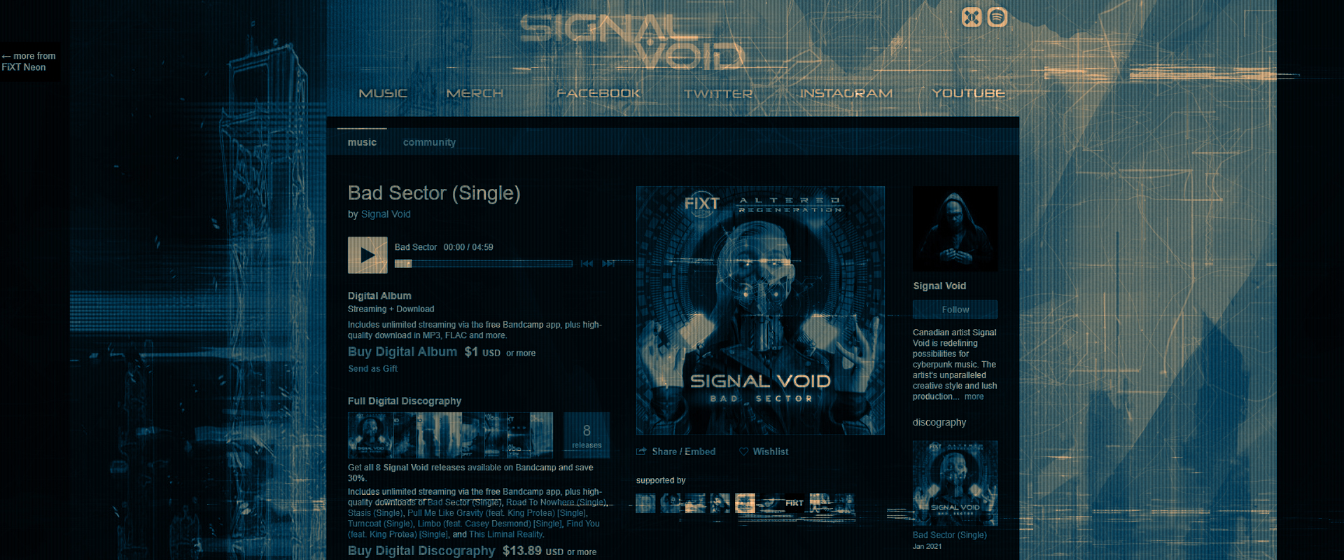 Monday Music – 01/02/2021 – Bad Sector