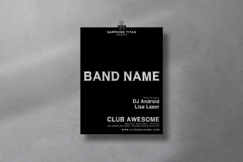 Blank Music Release Kit - Print Only - Image 4