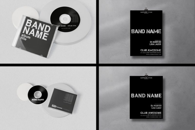 Blank Music Release Kit - Print Only