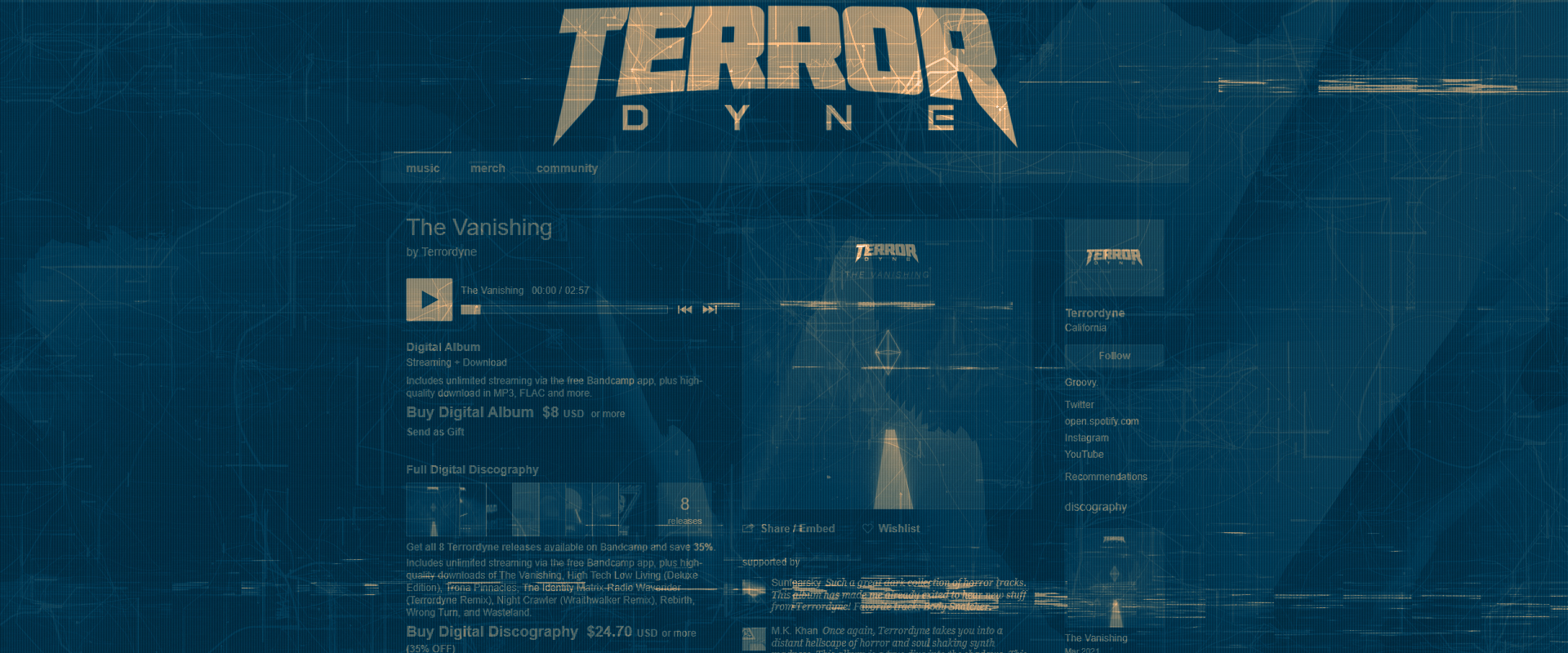 Monday Music – 19/04/2021 – The Vanishing